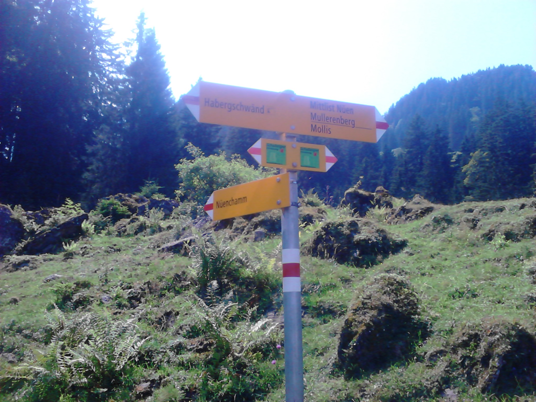 Wanderweg sign